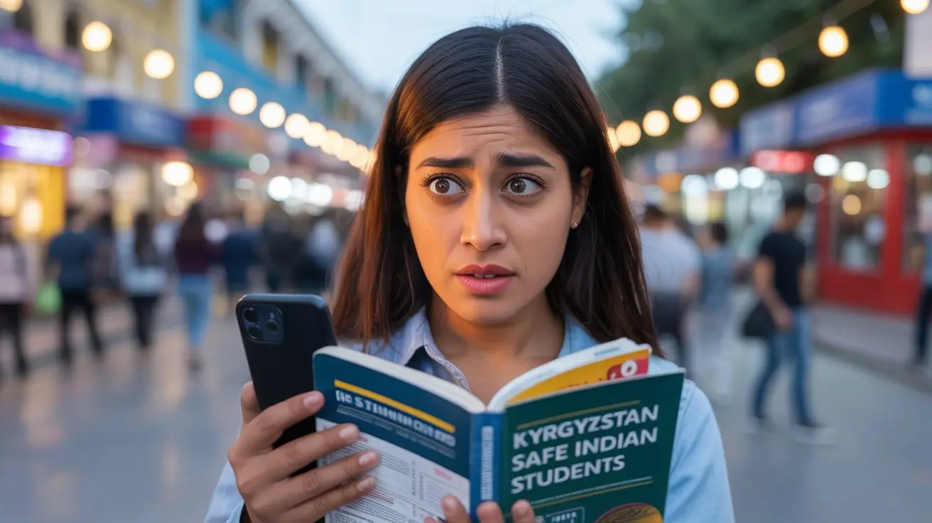 a girl is worried about her safety in kyrgyzstan
