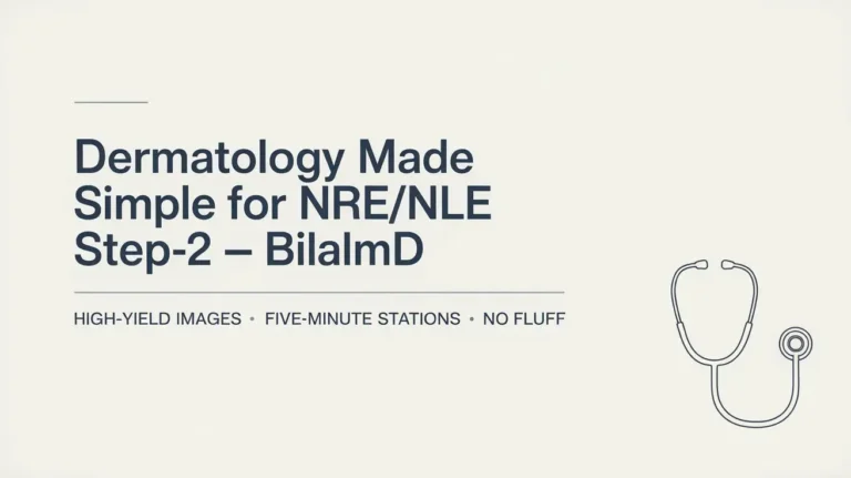dermatology made simple for nle step 2
