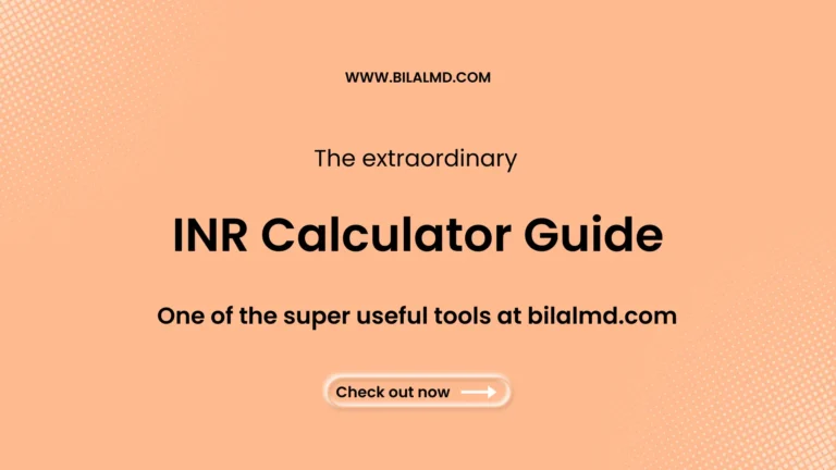INR Calculator Guide explaining how to calculate and interpret International Normalized Ratio for blood clotting and warfarin monitoring